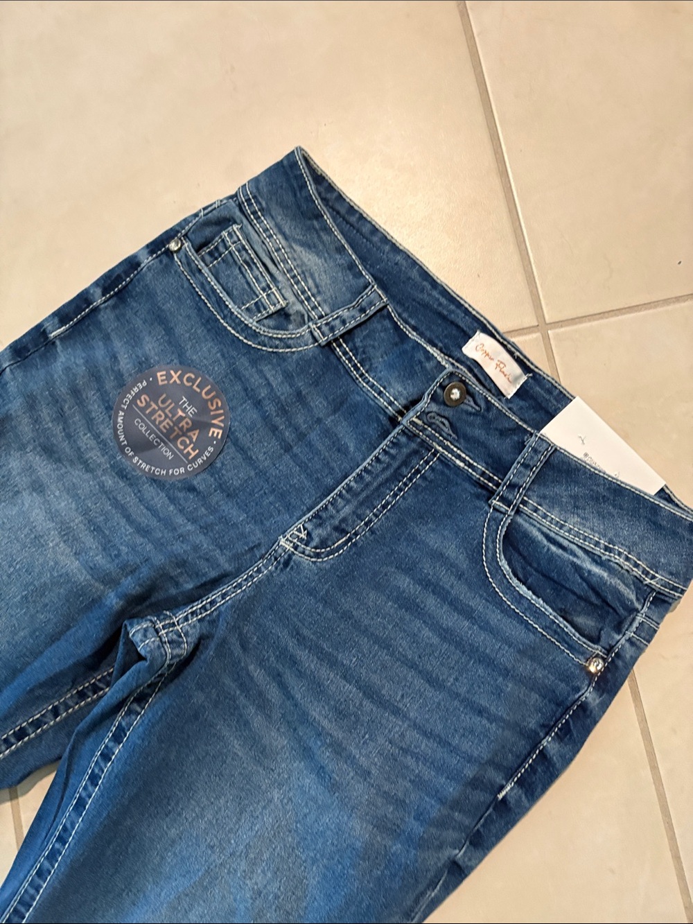 NWT 14W copper flash jeans cute star pocket 1930 - Picture 3 of 6